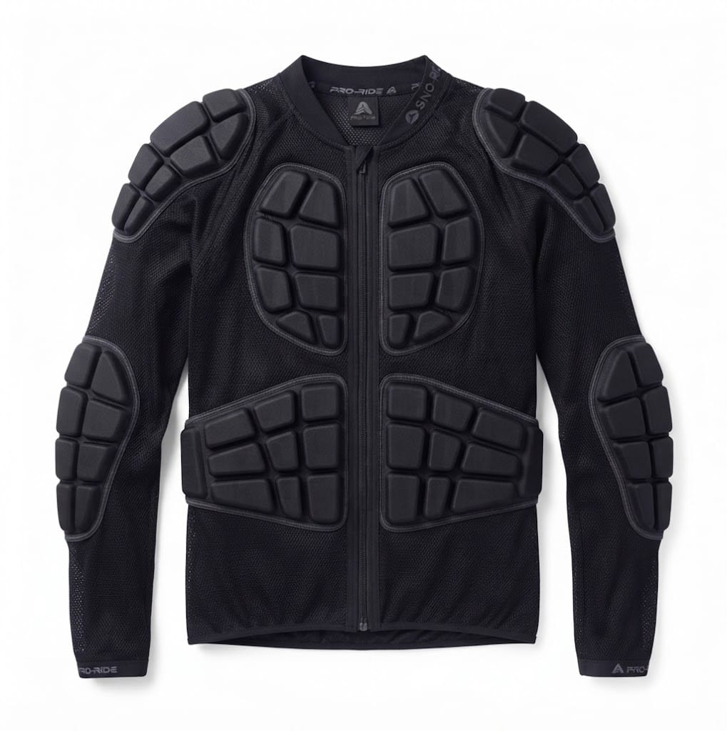 Peto protector de torso con mangas, con acolchado en pecho, costados, hombros y codos