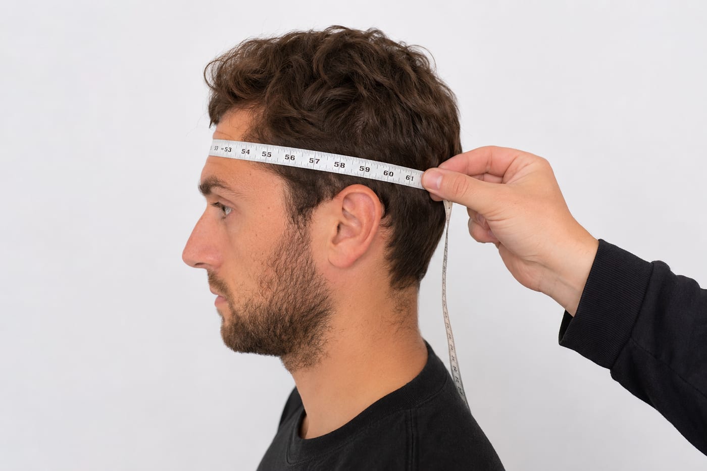 Cómo medir la circunferencia de la cabeza con una cinta métrica para elegir la talla de casco